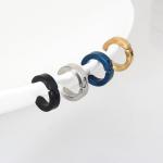 Ear Clip Non Piercing Earrings Fake Earrings for Men Circle Round Earring