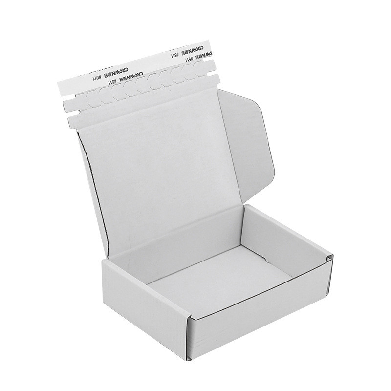 Rectangular Three Layered Zipper Airplane Box Folding Packaging Box