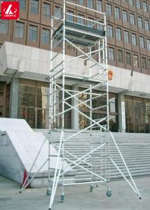 China 6061 Aluminum Working Bench Scaffolding Tower Ladder System Layer on sale