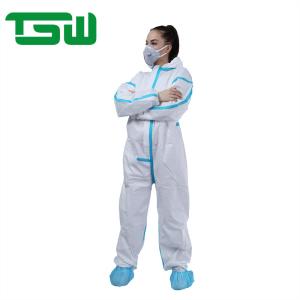 Wholesale Type 5 6 Disposable Microporous Coverall For Food Industry from china suppliers