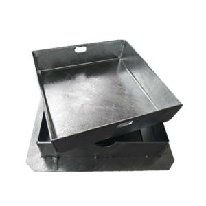 Wholesale Hot Dip Galvanized Recessed Steel Manhole Cover CE Certification from china suppliers