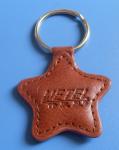 2012 fashion star PU / PVC Personalized Leather keychains