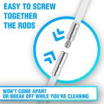 20 Feet Dryer Vent Cleaning Brush 0.7KG For Chimney Cleaning
