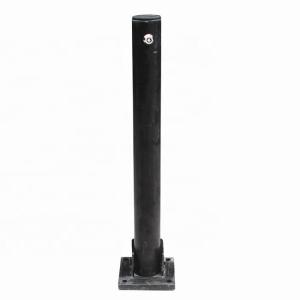 Wholesale E Coating Metal Outdoor Bollard , Foldable Collapsible Parking Bollard from china suppliers