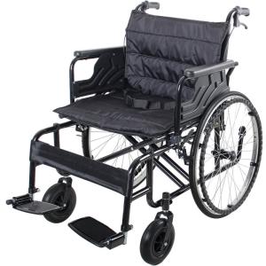 Wholesale Paralyzed Elderly Patient Transfer Wheelchair 150kg Load Thickened Widened Frame from china suppliers