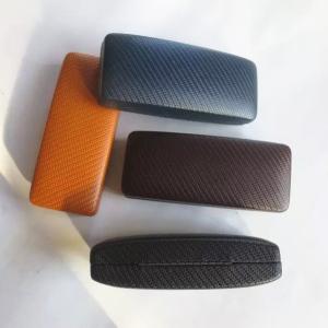 Wholesale Fashionable glasses cases with dark color leather design from china suppliers
