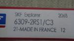 Single Row 6300 Series Radial Deep Groove Ball Bearing 6309 2RS1 C3 SKF Bearing