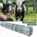 50M Length Corrosion Proof Heavy Duty Galvanized Cattle Farm Fence Roll