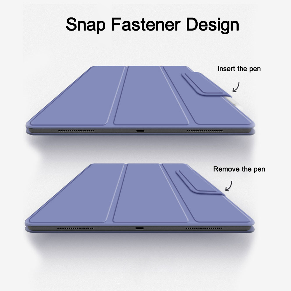 Laudtec Auto Sleep and Wake up Shockproof Anti-fall Powerful Magnetic Tablet Case for iPad Pro 13 Inch Case M5/M4 (2025/2024)