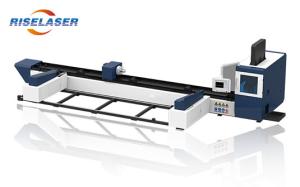Wholesale Tube Metal Fiber Laser Cutting Machine 1500W Adjustable Speed With Automatic Feeding from china suppliers