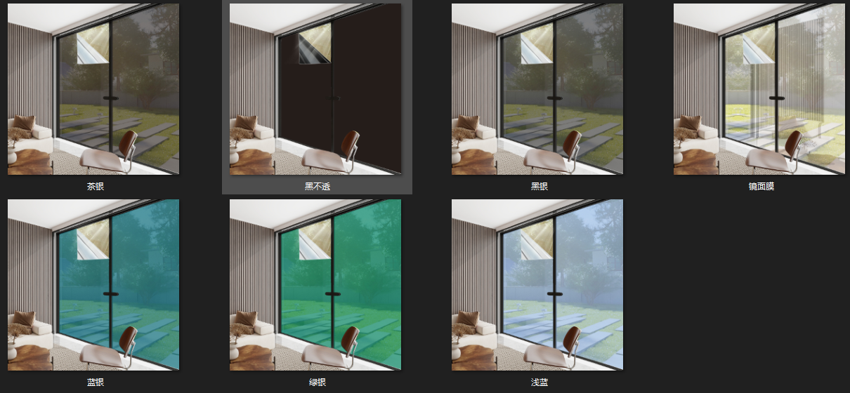 Electrostatic anti-UV window film applied to glass