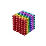 N35 NdFeB Sphere Magnet 216pcs 5x5x5mm Colorful Neo Cube Magnet