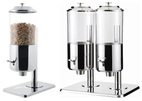 Dry Food Catering Buffet Equipment , Single And Double Stainless Steel Cereal