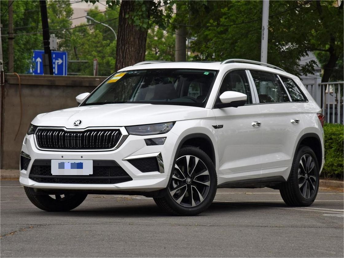 Skoda Kodiaq TSI380 7seat 4WD TOP Version gasoline car mobile phone wireless charging panoramic image
