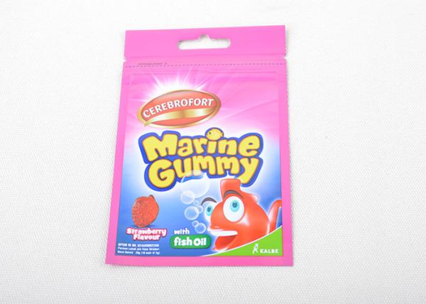 Pressure Resistant Zipper Lock Bags Custom Printed Strong Sealing For Candy /