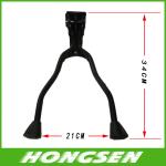 Multi-purpose support in mountain bike bicycle centre stand support