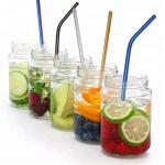 Eco Friendly Food Grade 304 / 316 Stainless Steel Straws Set For Drinking