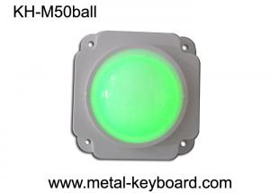 China 50 MM Mechanical Resin trackball  / Backlit trackball Pointing Device on sale