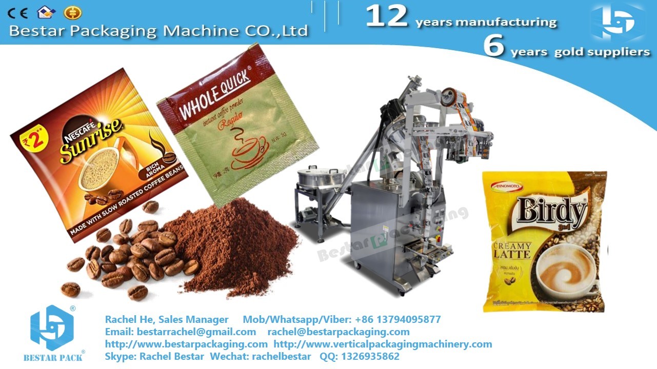 4-sides sealing small sachet packing machine for powder flour BSTV-160F