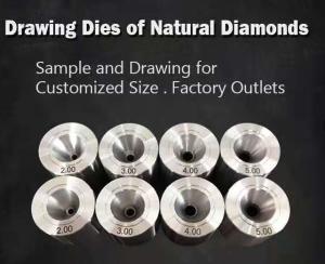 Wholesale 2.0mm 3.0mm 4.0mm hole Diamond Drawing Dies from china suppliers
