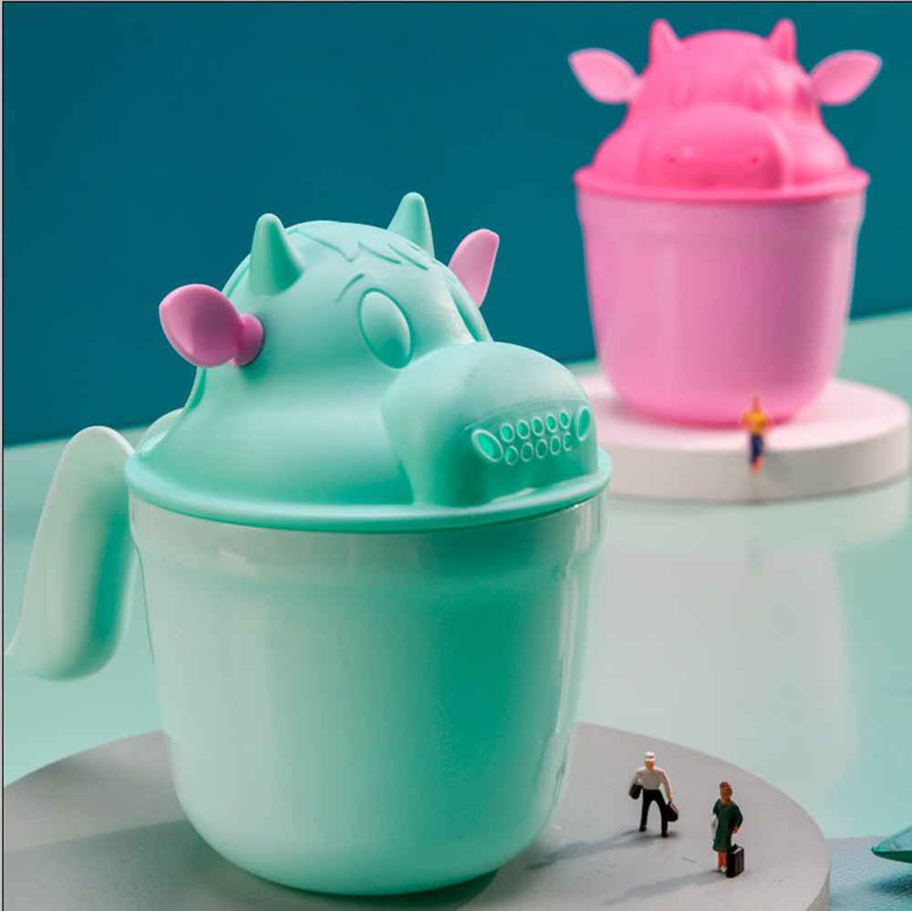SGS Ergonomic PP Plastic Baby Shampoo Cup For Bathroom