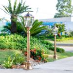 Aluminum IP55 Outdoor LED Garden Lights , 2w Solar LED Landscape Lights