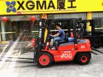 Counterbalance 4WD 3.5 Ton Diesel Forklift Truck Material Handling Equipment
