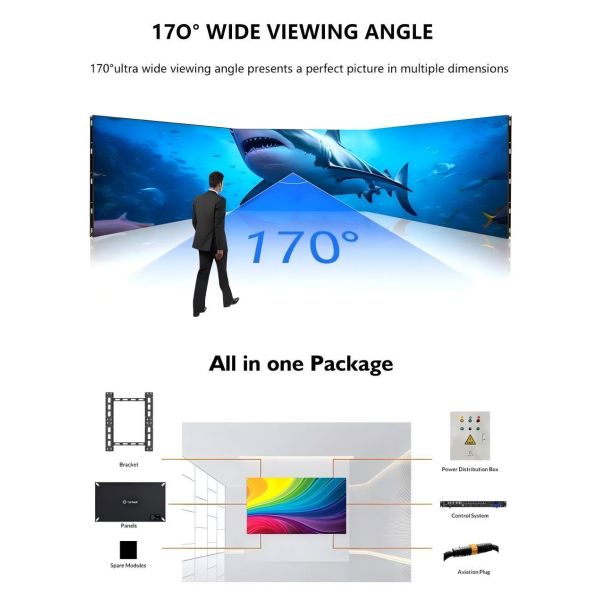 P1.25 led display COB LED Screen Indoor led display screen