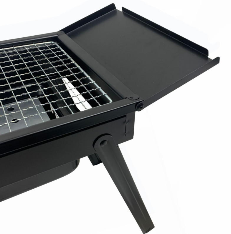 80cm BBQ Folding Charcoal Grill Portable BBQ Grill Courtyard Grill Outdoor Folding Barbecue