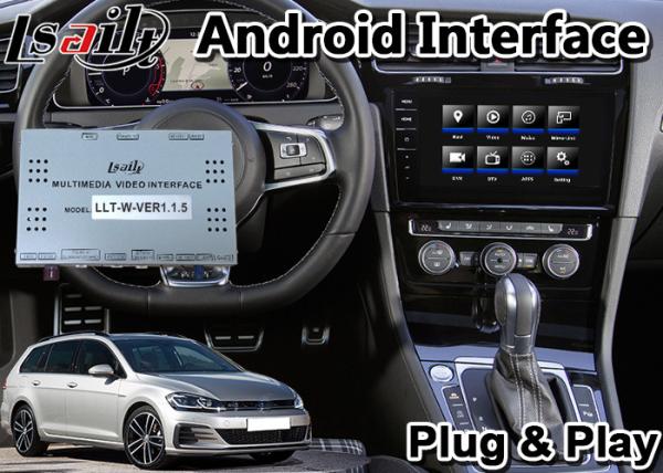 Android 9.0 Car GPS Navigation for Volkswagen Golf Skoda , Multimedia Video