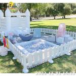 Soft Play Equipment Set Kids White Indoor And Outdoor Playground With Bounce