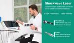 1064nm Cold Laser ESWT Focused Shockwave Choque Fisioterapia Equipment For Pain