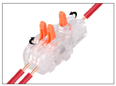 PCT Crimp Splicing Push In Spring Wire Quick Connector