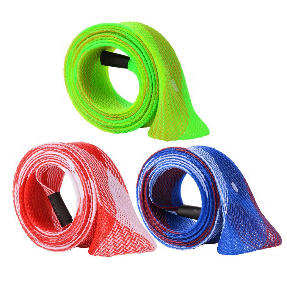 Flame Resistance Fishing Rod Protective Sleeves Rod Covers Nylon Braided UL VW-1