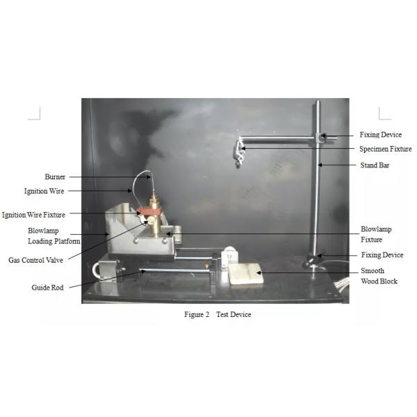 IEC 60695-2-2 Needle Flame Combustion Test Chamber IEC 60695-11-5 For Electronic Plastic