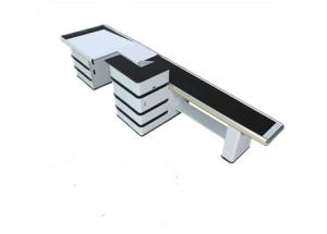 Wholesale Polished 9 Feet Cash Register Table Counter Conveyor Belt Grocery Store With Aluminum Alloy Edge from china suppliers