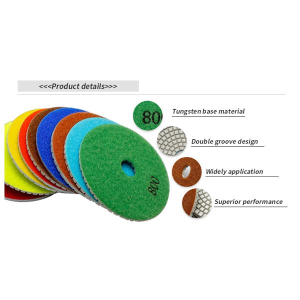 4 inch Diamond Pads for Granite Stone Concrete Marble Floor Grinder or Polisher