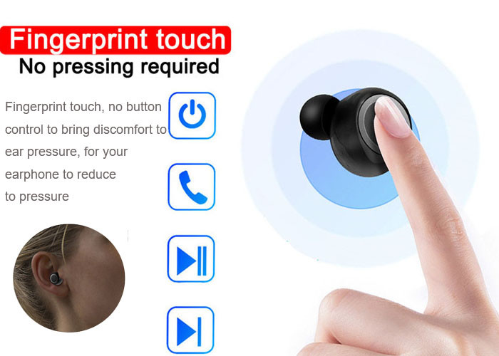 In Ear CVC6.0 TWS Wireless Stereo Earphones IP6 Bluetooth In Ear Earbuds