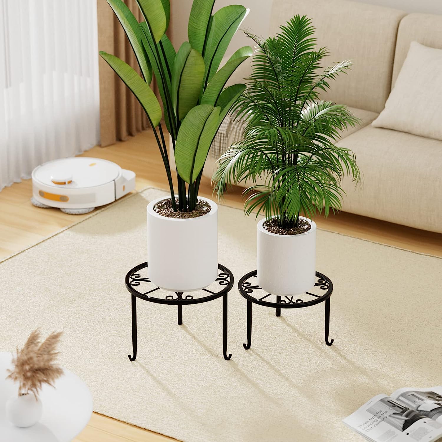 Indoor and Outdoor Flower/Green Plant Used Plant Pot Stand for Home and Garden Decoration