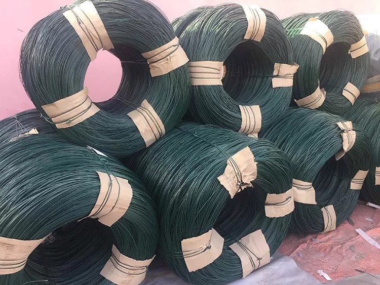 Plastic Coated Iron Green Binding Wire 3.2mm