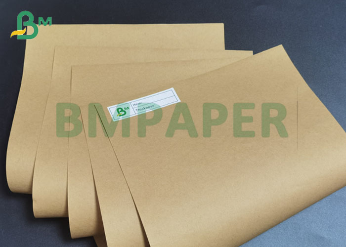 High Tensile Strength Dark Brown Color Extensible Kraft Paper Roll With 102cm Width 