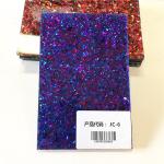 Factory Wholesale 4x8ft 4mm Transparent Sweetheart Confetti Glitter Silver