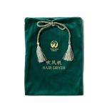 5x7" Fabric Drawstring Gift Bag Dark Green Velvet Gift Pouch wine bag