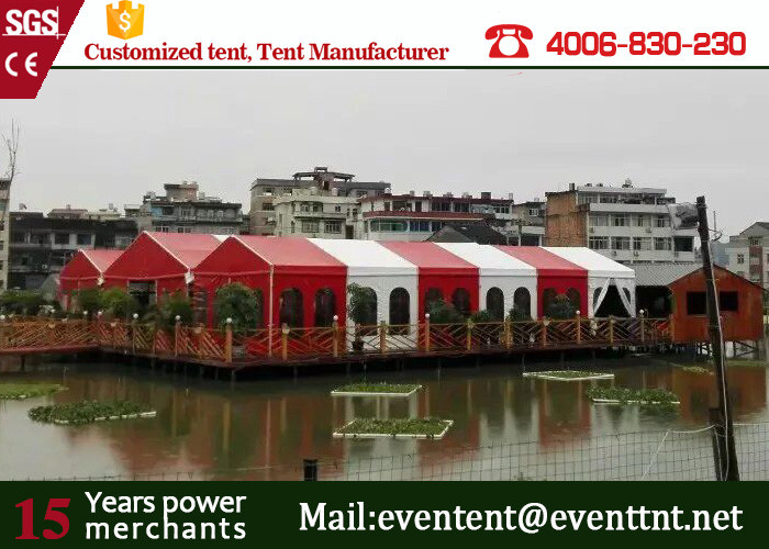 Modular Type A Frame Tent With Waterproof Fireproof Structur 25*100 Meter