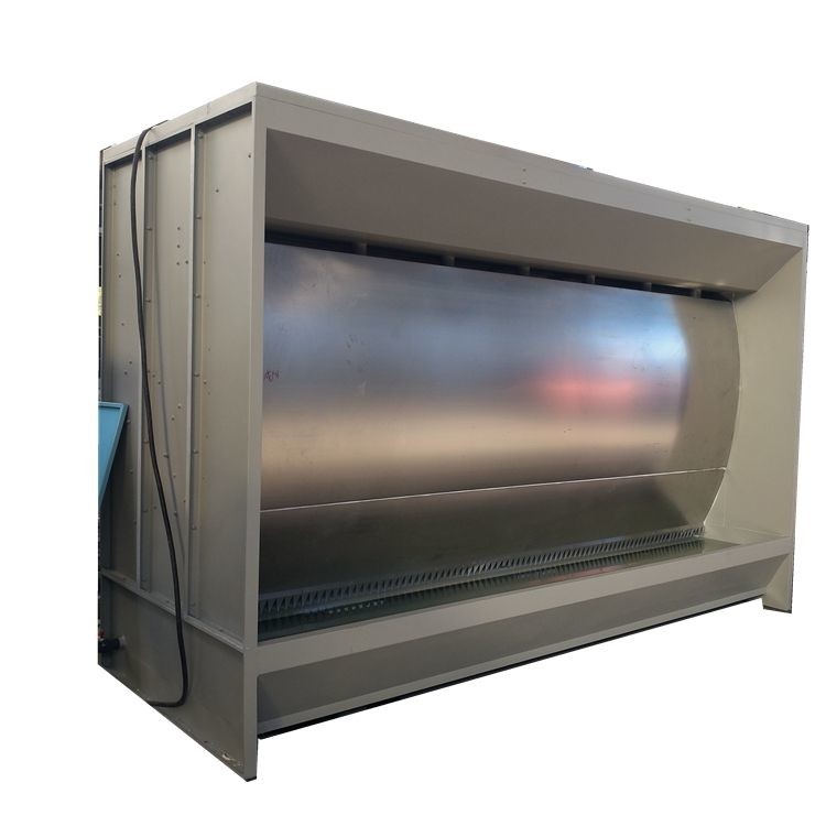 Efficient Water Curtain Cabinet for a Cleaner Spray Painting Environment