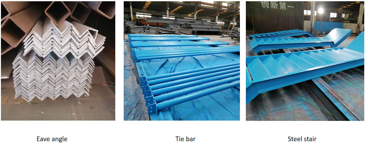 Q355B Steel Frame Multi Story Steel Structure Office Building