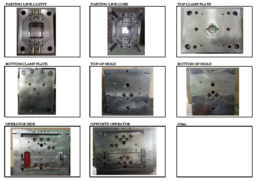 Single Cavity Steel Precision Injection Molding PET Clear Material for Fridge Bin