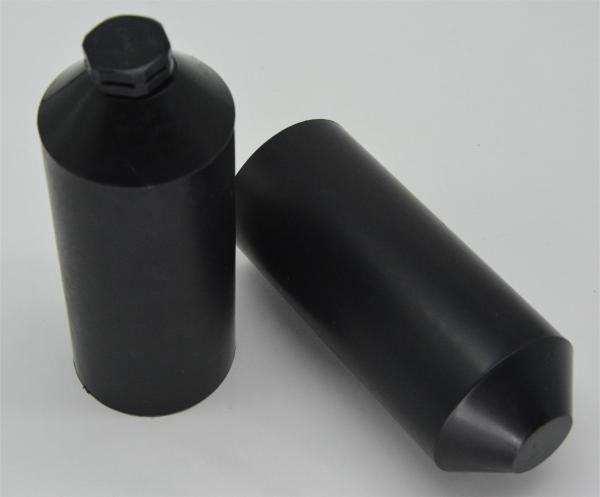 IP67 Black Heat Shrink Cable End Caps Flammability UL 224 VW-1 Heat Shrink Wire