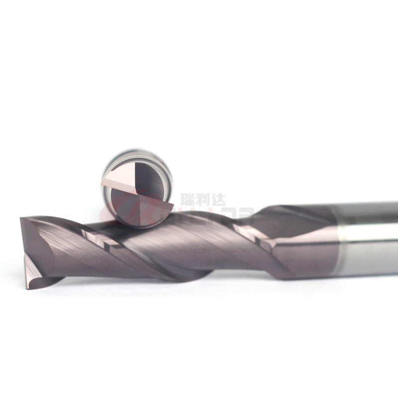 6mm 3/4" 1/2 Inch 2 Flute End Mill For Stainless Steel Tatinium Cutting End Mills