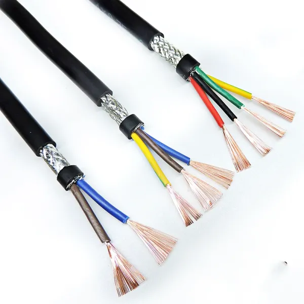 RVVP Power Cable 2 - 60 Core Flexible Drag Chain Cable PVC Shielded Tinned Copper Conductor